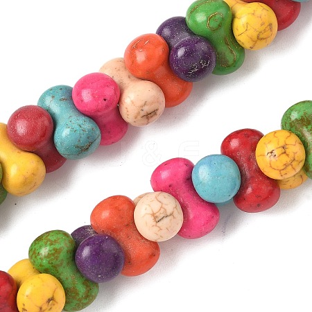 Dyed Synthetic Turquoise Beads G-B147-02-1