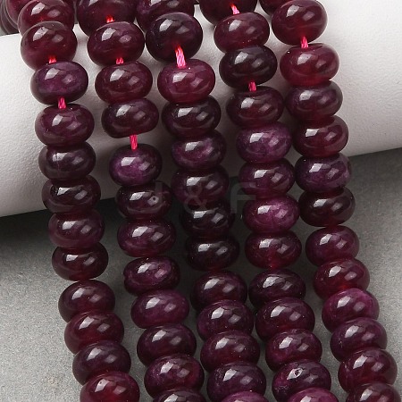 Natural White Jade Beads Strands X-G-E507-01-04-1