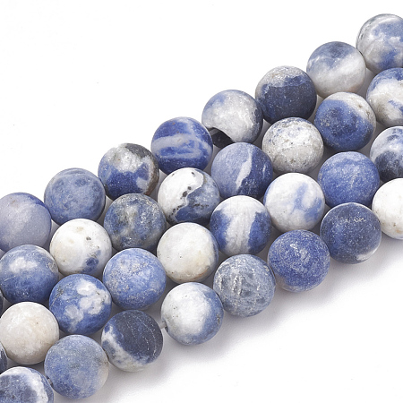 Natural Sodalite Beads Strands G-T106-212-1