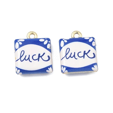 Printed Alloy Pendants PALLOY-P319-07E-03-1