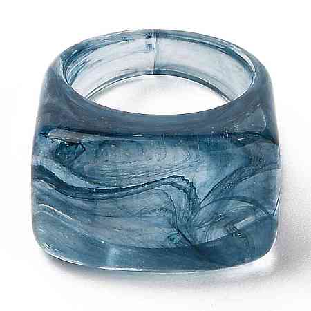 Resin Finger Rings RJEW-Z007-01C-1