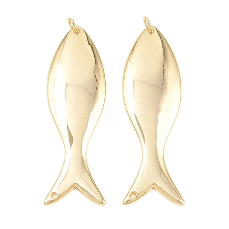 Brass Pendants KK-P353-11G-02-1