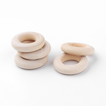 Unfinished Wood Linking Rings X-WOOD-Q024-10-1