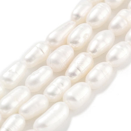 Natural Cultured Freshwater Pearl Beads Strands PEAR-P062-01E-1