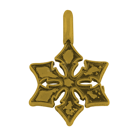 Snowflake Alloy Pendants TIBEP-GC122-AG-NR-1