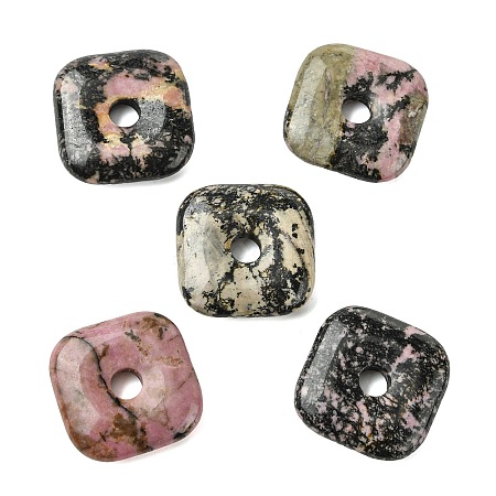 Natural Rhodonite Pendants GG-D003-B02-08-1