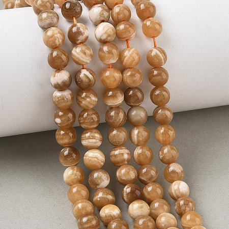 Natural Calcite Beads Strands LS-GG-CBA23C7-A01-6mm-1