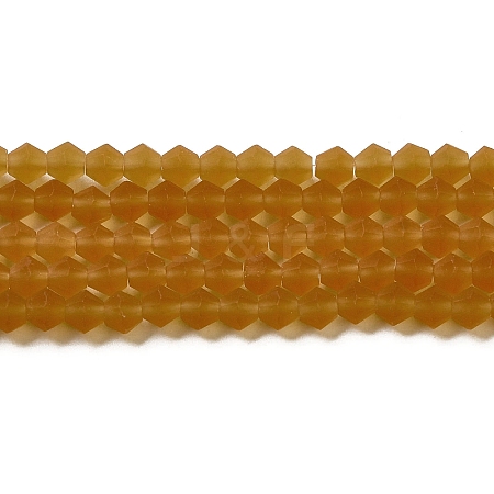Imitate Austrian Crystal Frosted Glass Beads Strands LS-GLAA-F029-TM2mm-B28-1