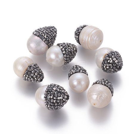 Natural Cultured Freshwater Pearl Beads PEAR-F015-09A-1