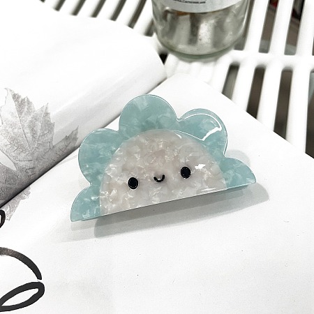 Sun Cellulose Acetate Claw Hair Clips PW-WG6A5AF-02-1