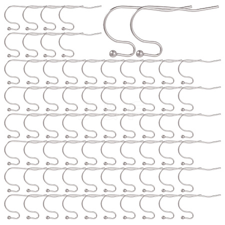 SUNNYCLUE 160Pcs 316 Surgical Stainless Steel Earring Hooks STAS-SC0005-37-1