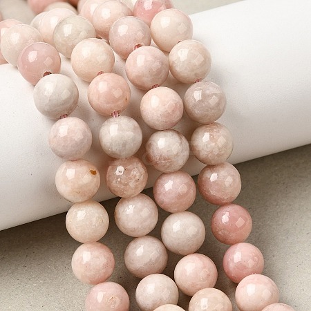 Natural Pink Opal Beads Strands G-G829-03-8mm-1