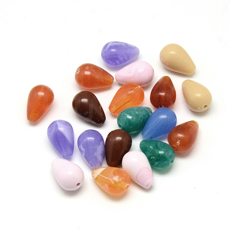 Imitation Jelly Acrylic Beads MACR-Q169-19-1