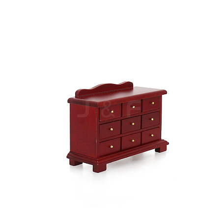 Wood 9 Draw Sideboard Mini Model PW-WG796C6-02-1