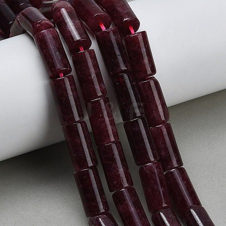 Dyed Natural Malaysia Jade Beads Strands G-C285-B01-01D-1