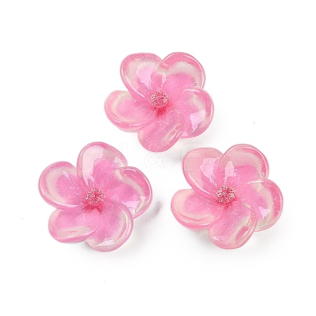 Flower Series Resin Cabochons CRES-Q008-01D-1