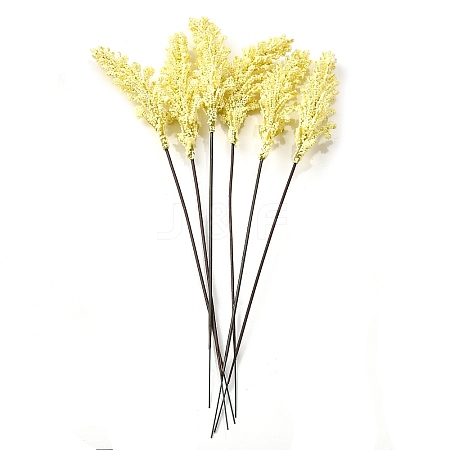 6pcs Lavender Plastic Simulation Artificial Flower PW-WG14912-01-1