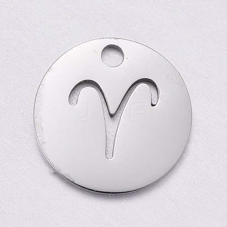 Non-Tarnish 304 Stainless Steel Charms STAS-F246-01B-1