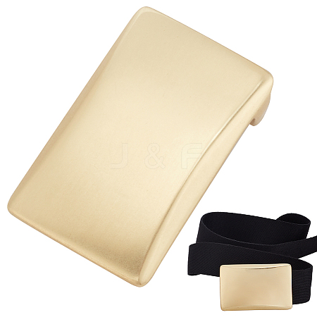 WADORN 1Pc Brass Smooth Buckles KK-WR0001-14A-1