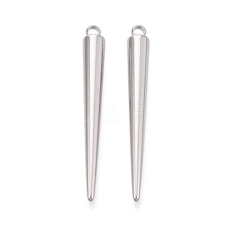 304 Stainless Steel Pendants STAS-T075-22E-P-1