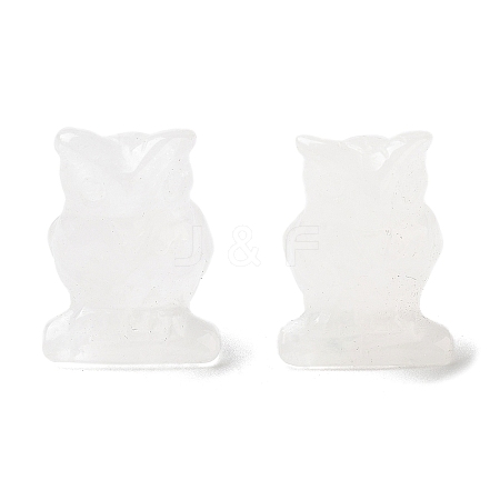 Natural Quartz Crystal Carved Figurines DJEW-L023-G13-1