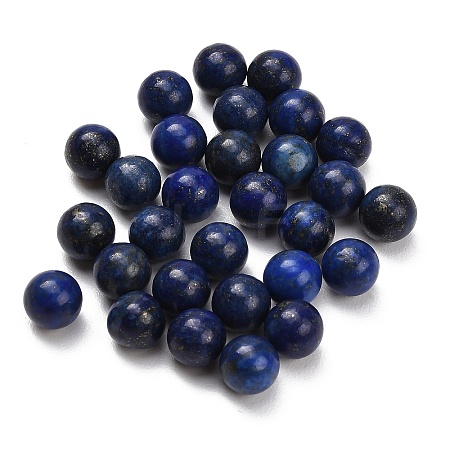 Dyed Natural Lapis Lazuli Sphere Beads G-H359-02H-8mm-1