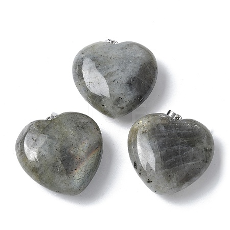 Natural Labradorite Pendants G-A259-02P-02-1