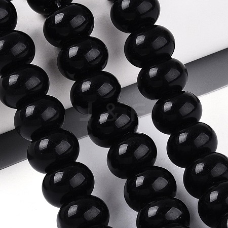 Natural Obsidian Beads Strands G-T144-33-1