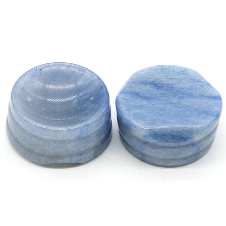 Dyed & Heated Natural Blue Aventurine Display Base Stand Holder for Crystal WICR-PW0001-16N-1