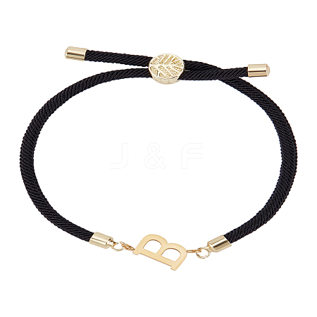 1Pc Adjustable Nylon Cord Slider Bracelets for Women BJEW-LP0001-32B-01-1