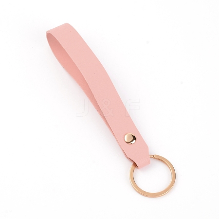 Imitation Leather Keychain Holder KEYC-WH0020-14A-1