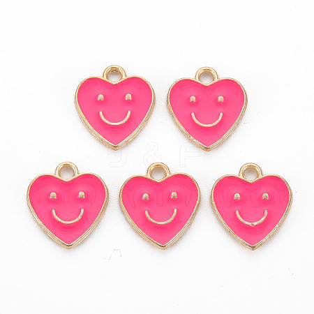 Alloy Enamel Charms X-ENAM-T016-12A-RS-1