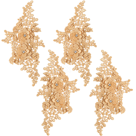 Polyester Embroidery Sequin Costume Accessories DIY-WH20025-016B-1