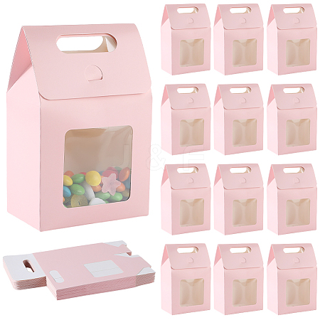 Rectangle Paper Gift Boxes with Clear Window CON-WH20003-02B-1