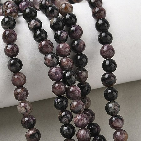 Natural Charoite Beads Strands GG-CBA6BAC-A05-1