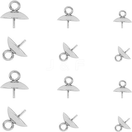 Unicraftale 202 Stainless Steel Peg Bails Pendants STAS-UN0011-20-1