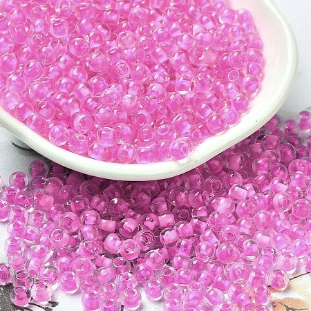 Transparent Glass Round Seed Beads SEED-B001-05A-26-1