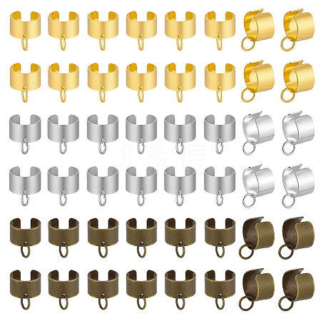 60Pcs 3 Colors Brass Ear Cuff Findings KK-PH0014-09-1