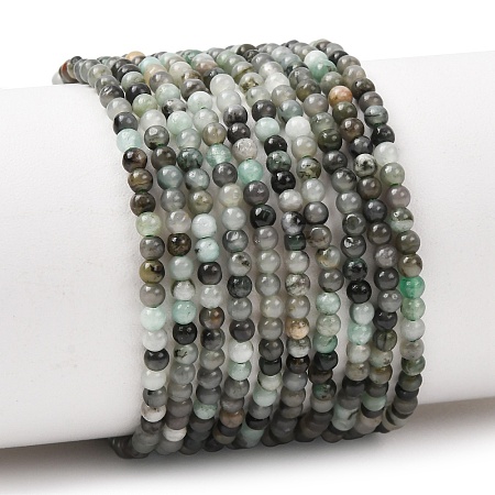 Natural Emerald Beads Strands G-H358-A05-3mm-01-1