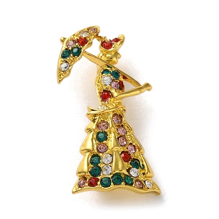 Fashion Golden Zinc Alloy Enamel Pins JEWB-D068-01G-04-1