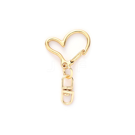 Heart Alloy Swivel Clasps LS-HEAR-PW0001-157A-1