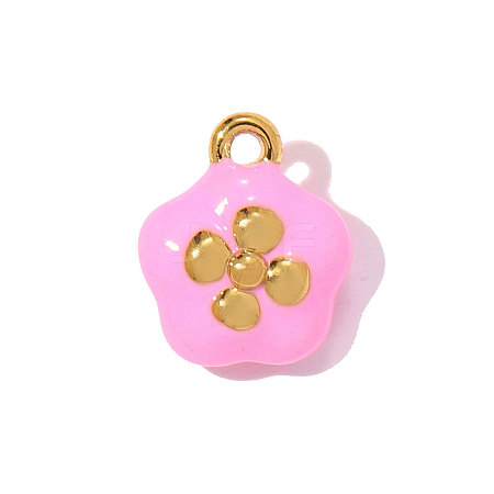 304 Stainless Steel Enamel Pendants STAS-OY011-81G-1