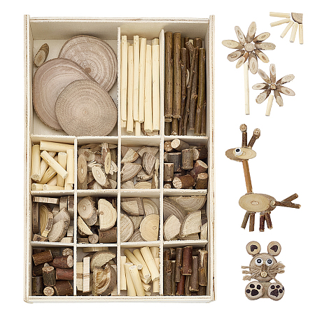 Handmade DIY Wooden Craft Kit DIY-WH0899-812-1
