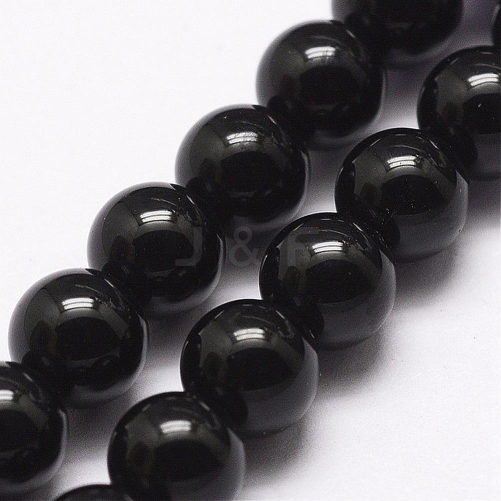 Wholesale Natural Black Onyx Beads Strands - Jewelryandfindings.com