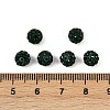 Polymer Clay Rhinestone Beads RB-H284-6MM-Half-205-4
