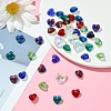 40Pcs 8 Colors Electroplate Glass Charms GGLA-YW0001-16-4