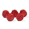 Synthetic Cinnabar Beads PW-WG87FA3-01-6