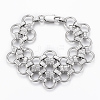 304 Stainless Steel Link Bracelets BJEW-F292-05P-1