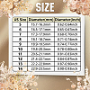 16Pcs 8 Styles 201 Stainless Steel Grooved Finger Ring Settings RJEW-SC0001-27-3