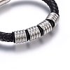 Leather Cord Bracelets BJEW-G603-07P-2